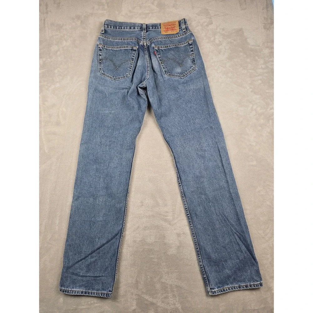 Vintage Levi's 505 Regular Fit Jeans Men 32x36 Fit 31x35 Blue Denim Straight Y2k
